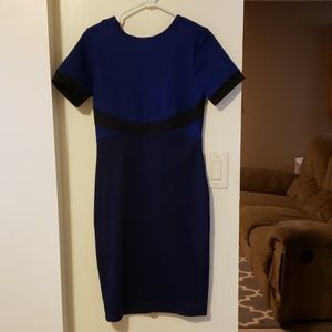 Pencil dress with split